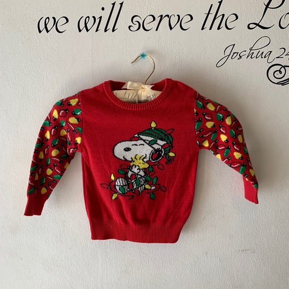 Peanuts Other - Peanuts Christmas Sweater for Kids